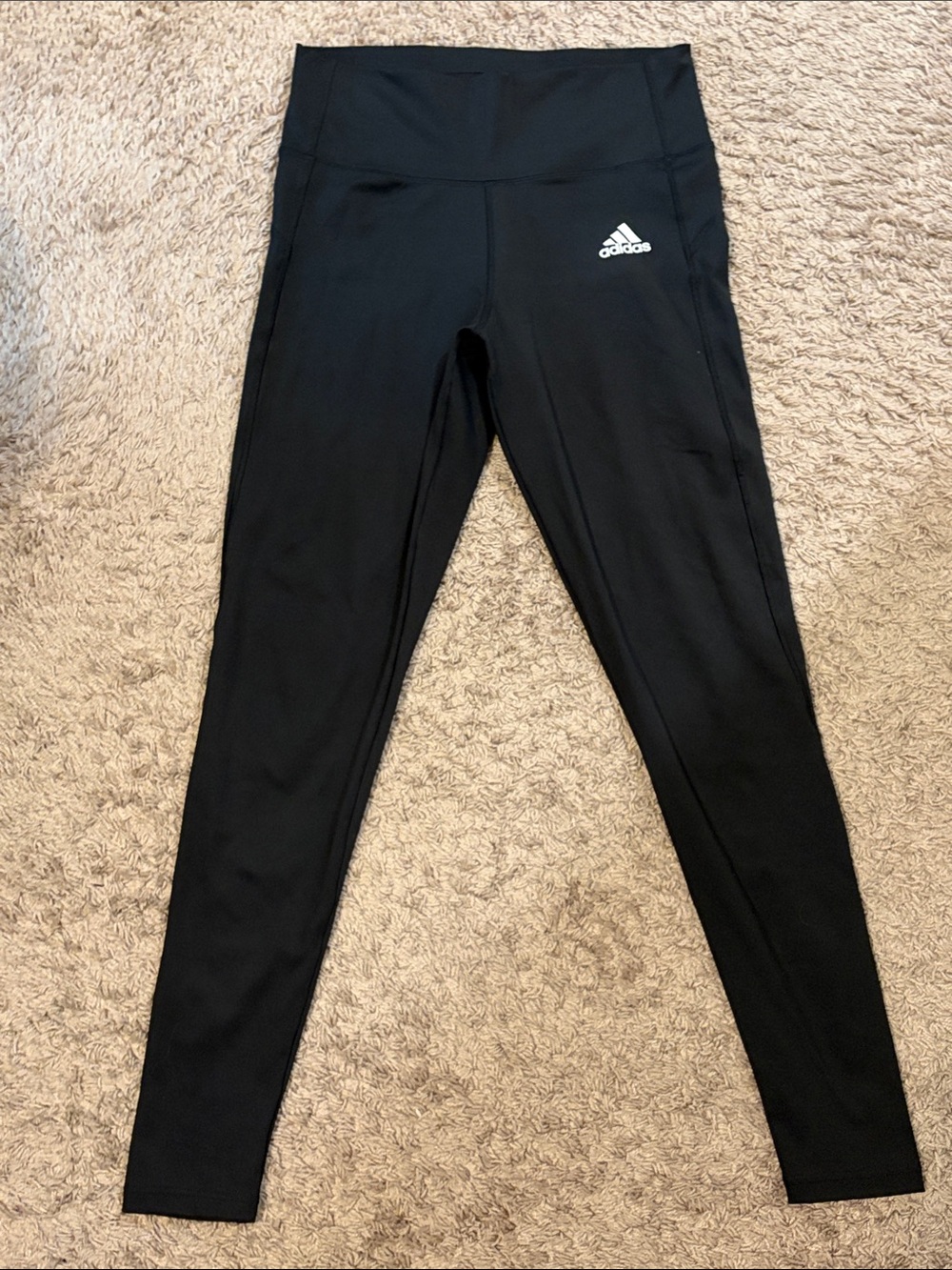 adidas High-Waisted Performance Leggings- BLK